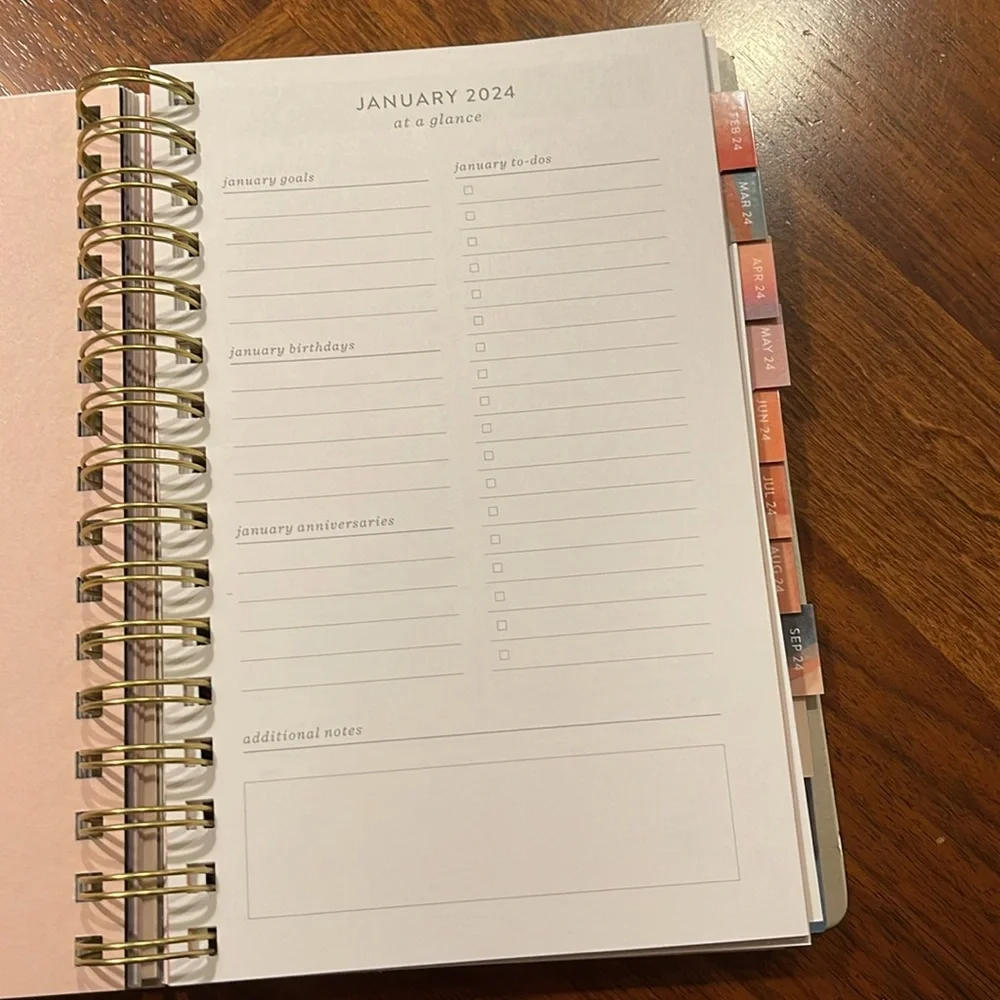 NEW FRINGE 2024 AGENDA AND PLANNER - LET JOY IN AGAIN AND AGAIN!